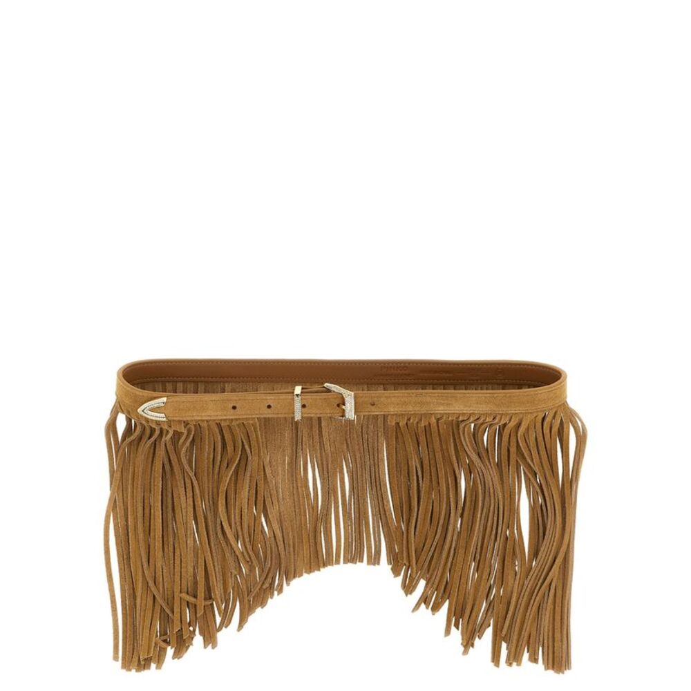 PINKO Beige Calfskin Regular Women's Belt
